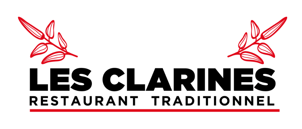 Restaurant Les Clarines Andilly 74350 - Logo noir sur fond transparent